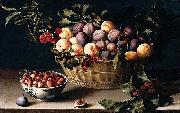 Louise Moillon Still-Life with a Basket of Fruit oil painting on canvas